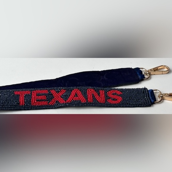 Houston Texans Hand beaded Purse Strap NFL Football NWT - Picture 2 of 4
